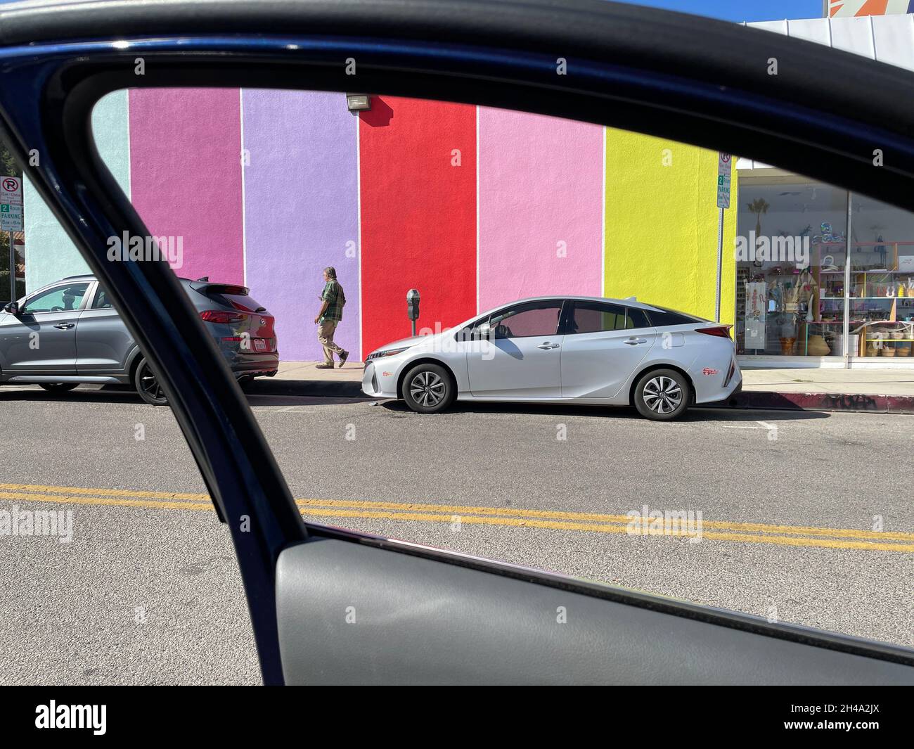 Street Scene, Encino, CA im San Fernando Valley von Los Angeles, CA Stockfoto