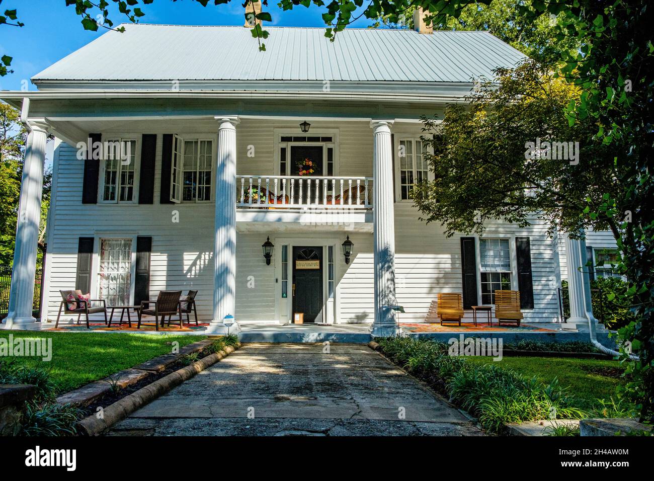 Lawton Place Manor House of Ty Cobb, 7th Street, Mount Airy, Georgia Stockfoto