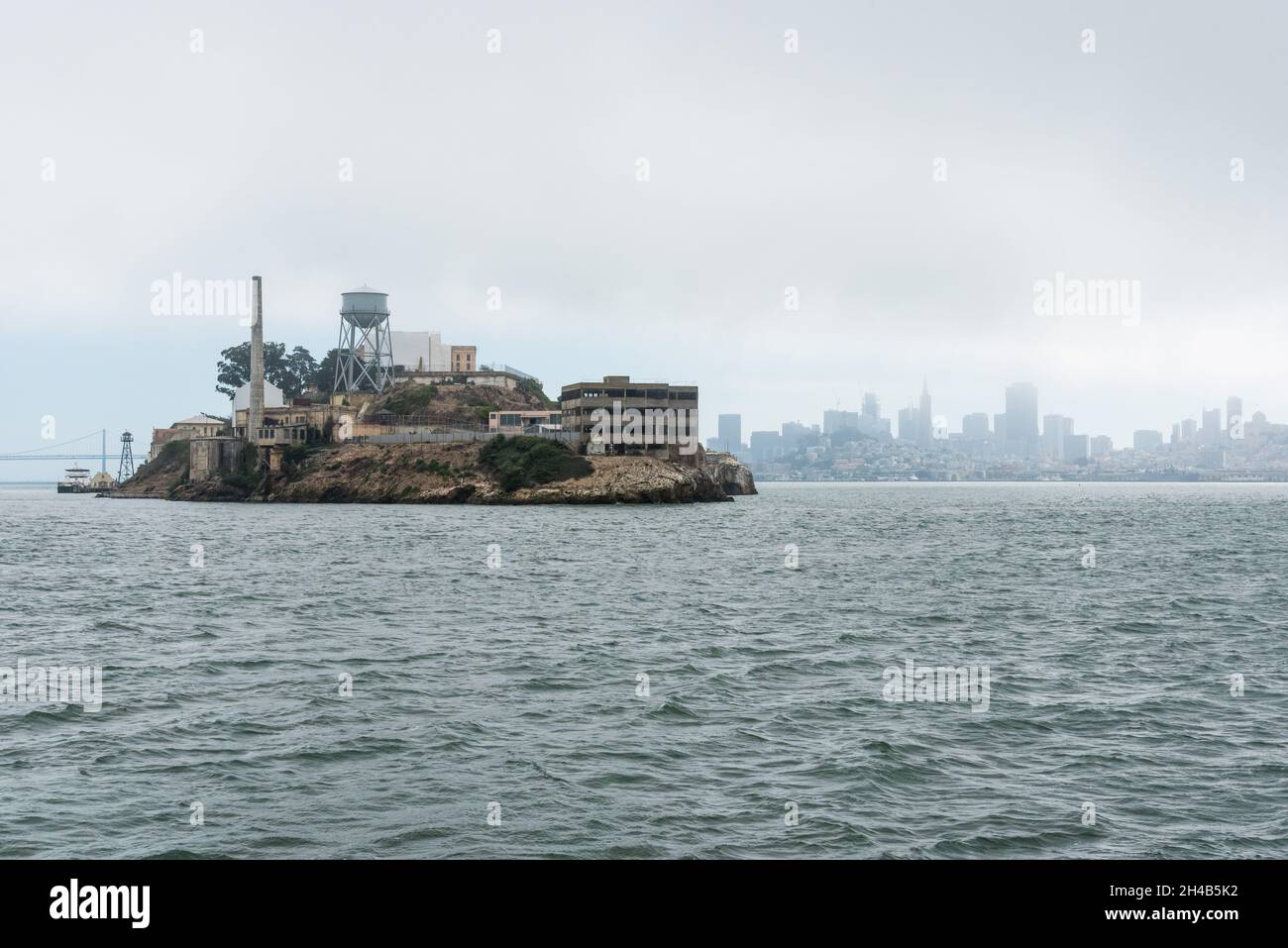 Berühmtes Gefängnis von Alcatraz in San Francisco, USA Stockfoto