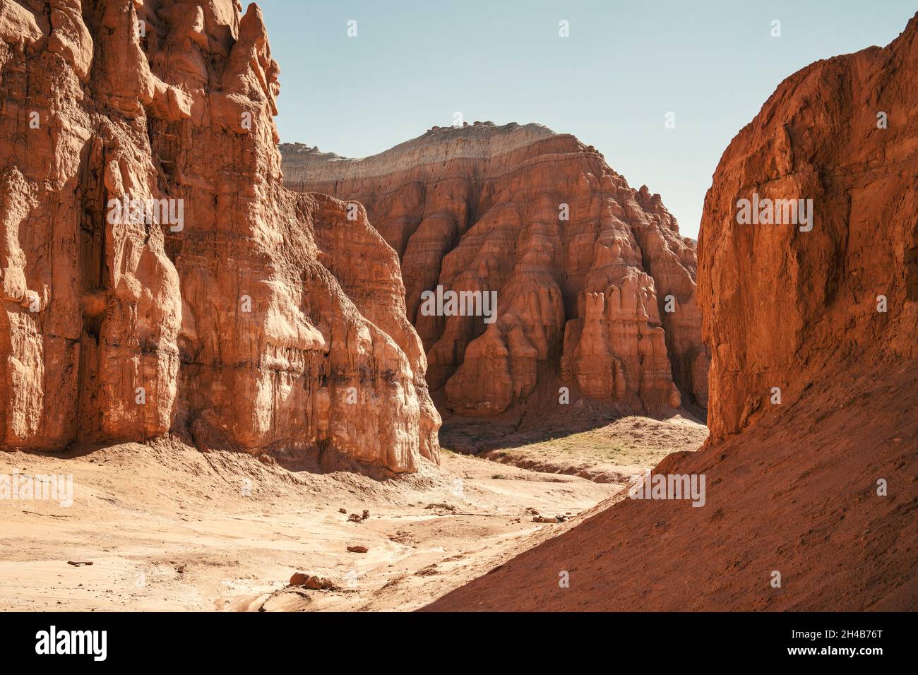 Orange Canyon im Süden Utahs bei Sonnenuntergang Stockfoto