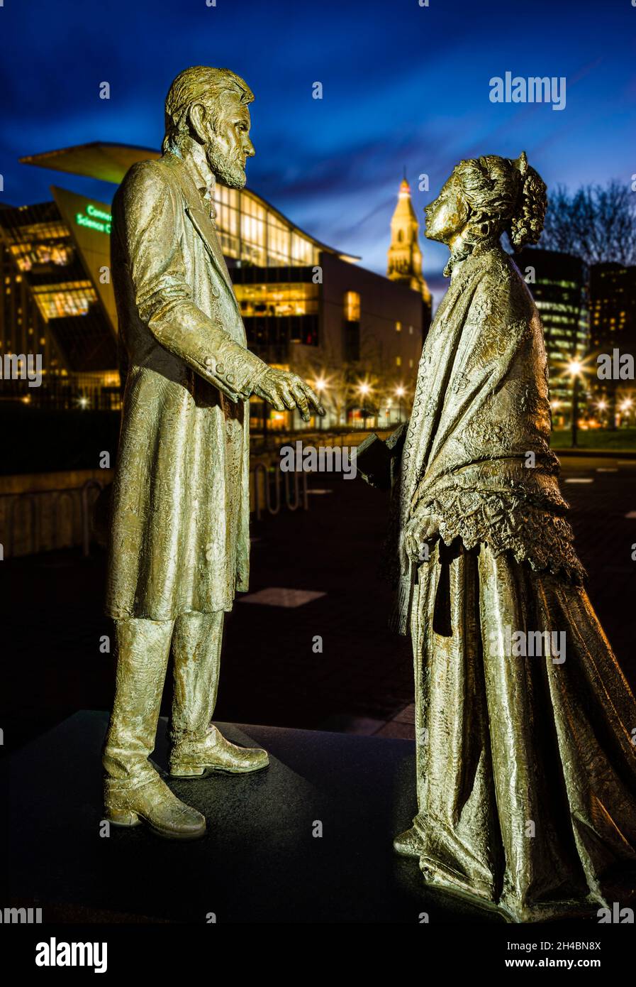 Lincoln trifft Stowe Hartford, Connecticut, USA Stockfoto