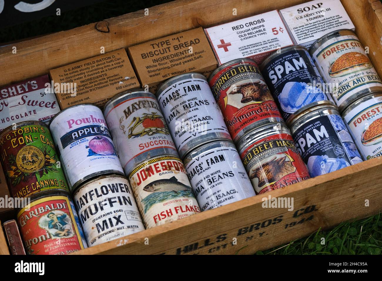 Bestimmungen zum Militärdienst des zweiten Weltkriegs. Stockfoto