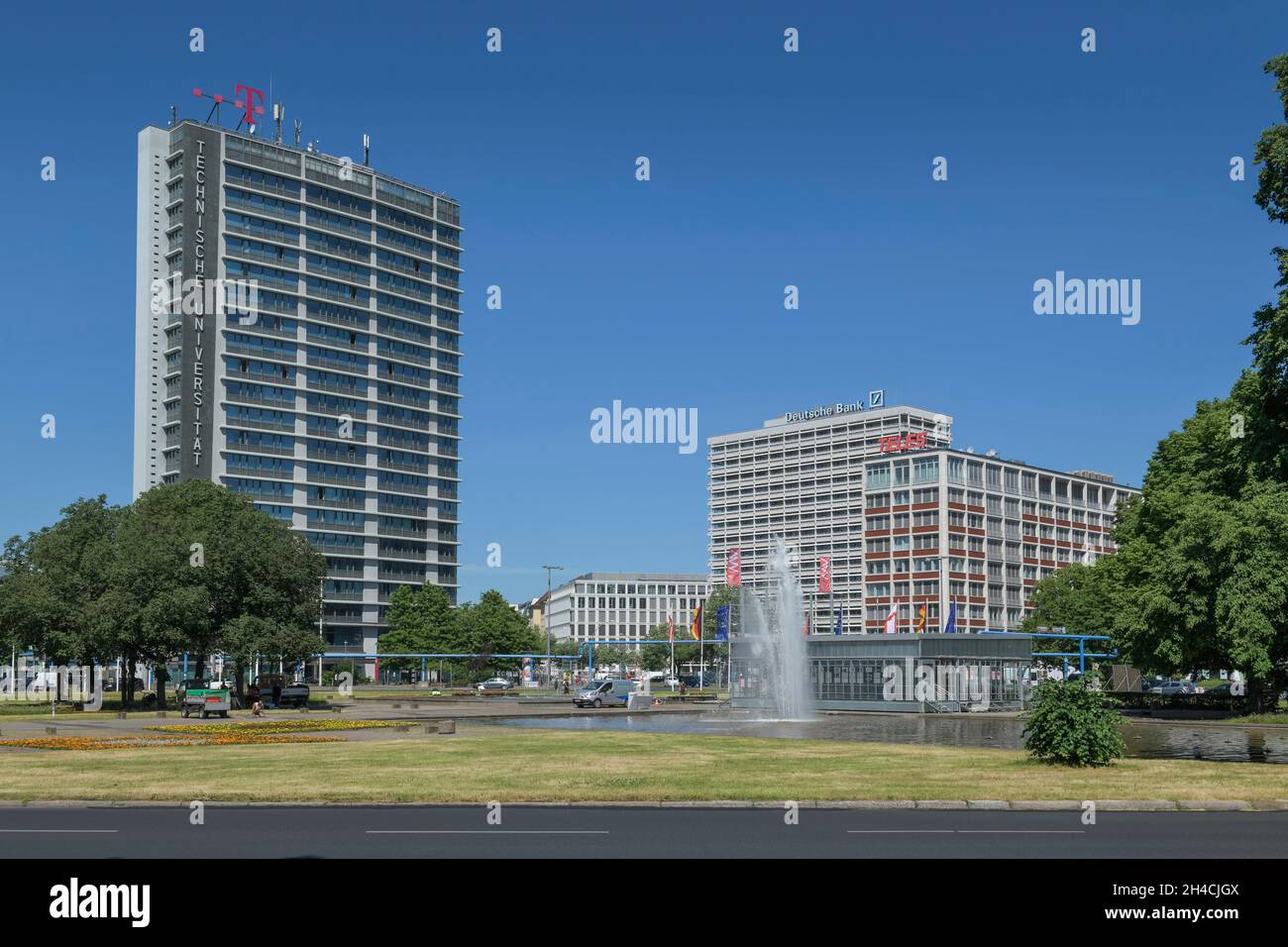 Telefunken-Hochhaus, Ernst-Reuter-Platz, Charlottenburg, Berlin, Deutschland Stockfoto