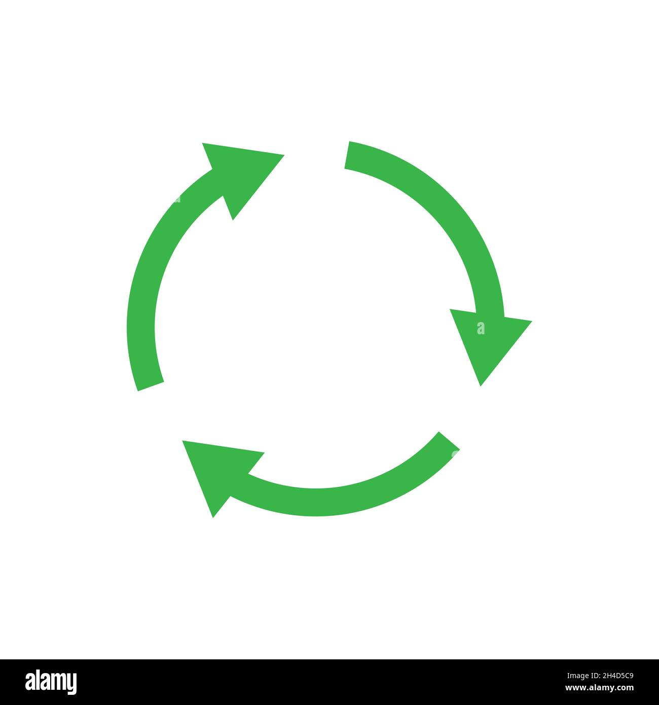 Recycling Symbol einfaches Design Stock Vektor