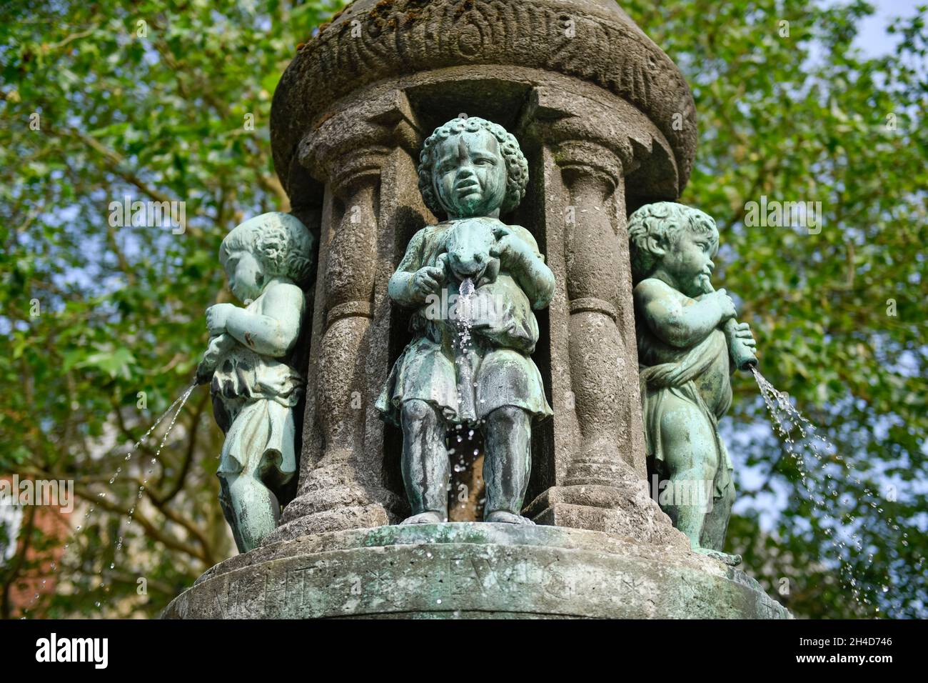 Marcus-Brunnen, Unser Lieben Frauen Kirchhof, Bremen, Deutschland Stockfoto