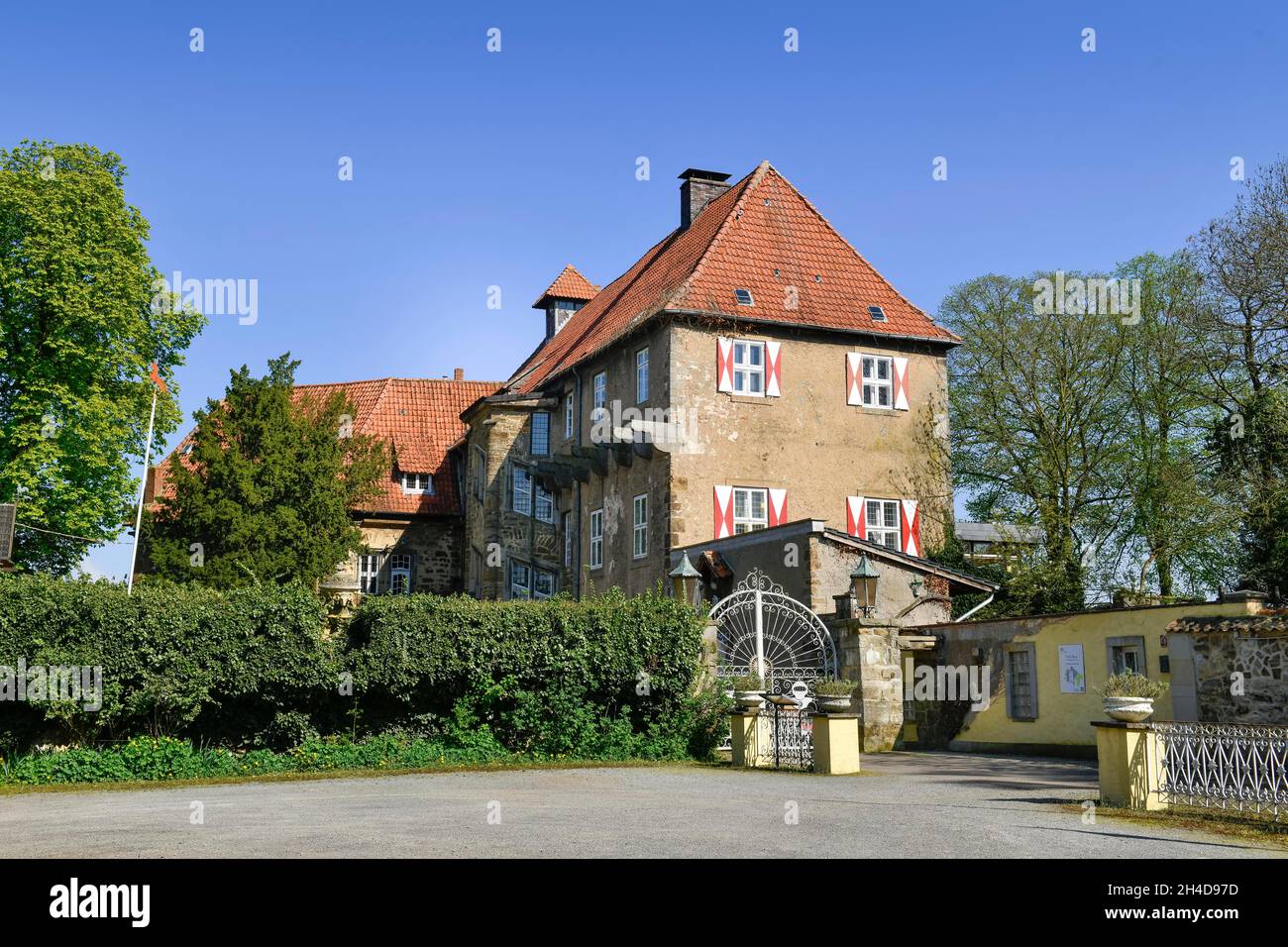 Schloss Hotel, Petershagen, Kreis Minden-Lübbecke, Nordrhein-Westfalen, Deutschland Stockfoto