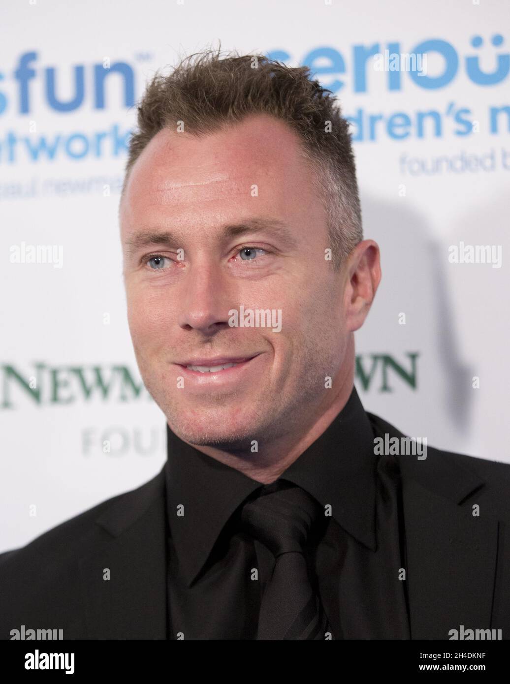 Der professionelle Tänzer James Jordan nimmt an der „Serious Fun Children's Network London“-Gala im Roundhouse in Camden Teil. Die von der Hollywood-Legende und Philanthropin Paul Newman ins Leben geruhene Wohltätigkeitsorganisation veranstaltet ihre zweite jährliche Gala. Stockfoto