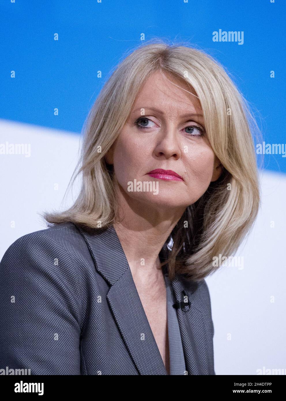 Esther McVey, ehemalige konservative Abgeordnete, nimmt an einem Panel zur Feier der Union während der Parteikonferenz der Konservativen am dritten Tag im International Convention Centre, ICC, Birmingham, Teil. Dienstag, 4. Oktober 2016. Bildnachweis sollte lauten: Isabel Infantes / EMPICS Entertainment. Stockfoto