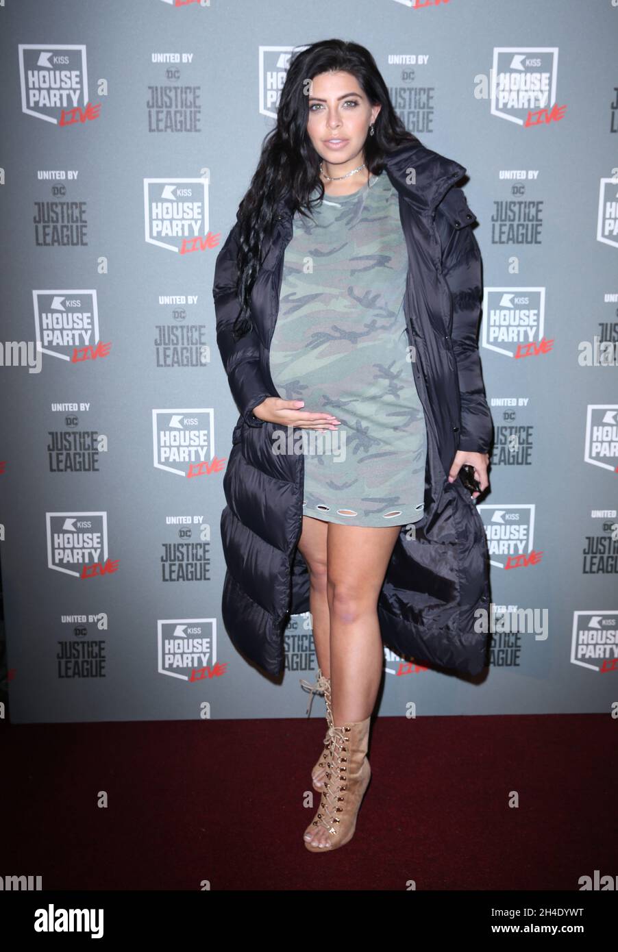 Cara De La Hoyde bei der KISS House Party Live in der SSE Wembley Arena, London. Bild datiert: Donnerstag, 26. Oktober 2017. Bildnachweis sollte lauten: Isabel Infantes / EMPICS Entertainment Stockfoto