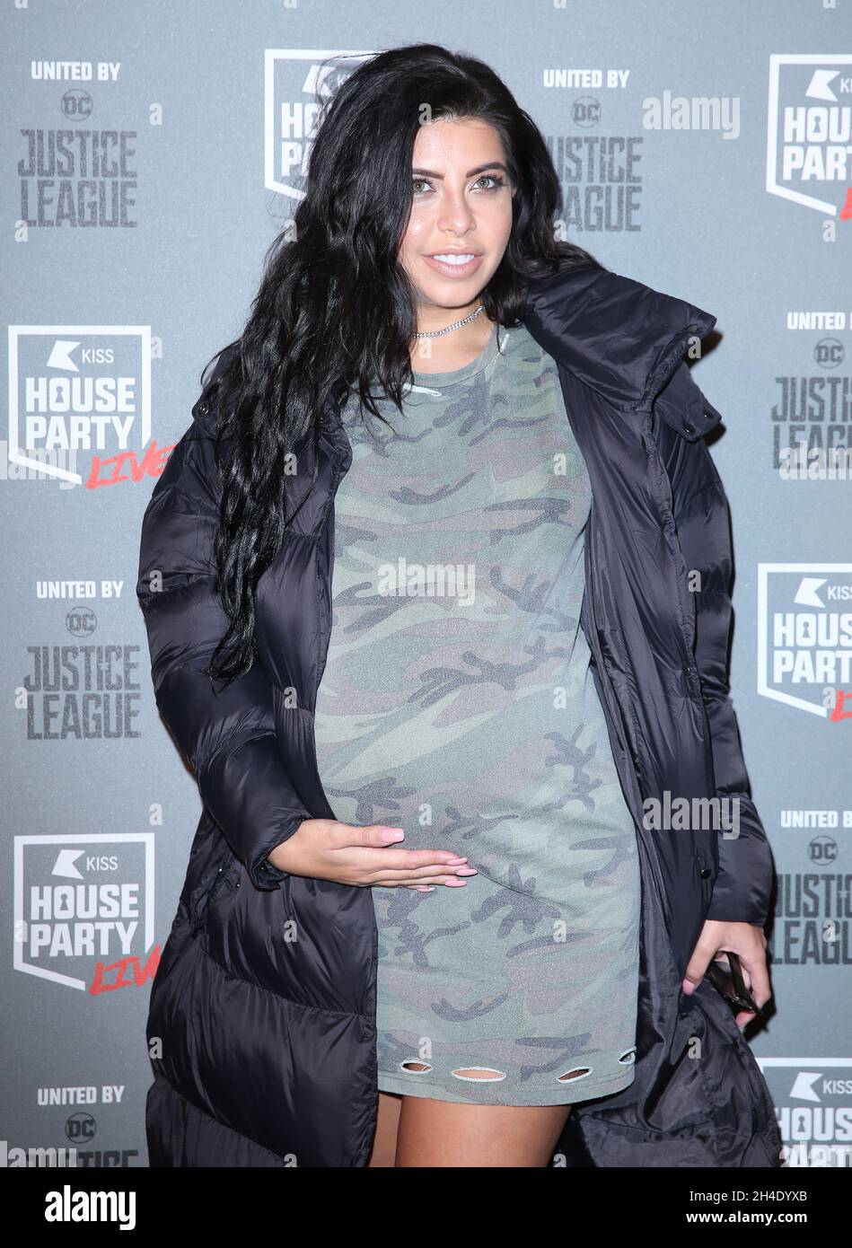 Cara De La Hoyde bei der KISS House Party Live in der SSE Wembley Arena, London. Bild datiert: Donnerstag, 26. Oktober 2017. Bildnachweis sollte lauten: Isabel Infantes / EMPICS Entertainment Stockfoto
