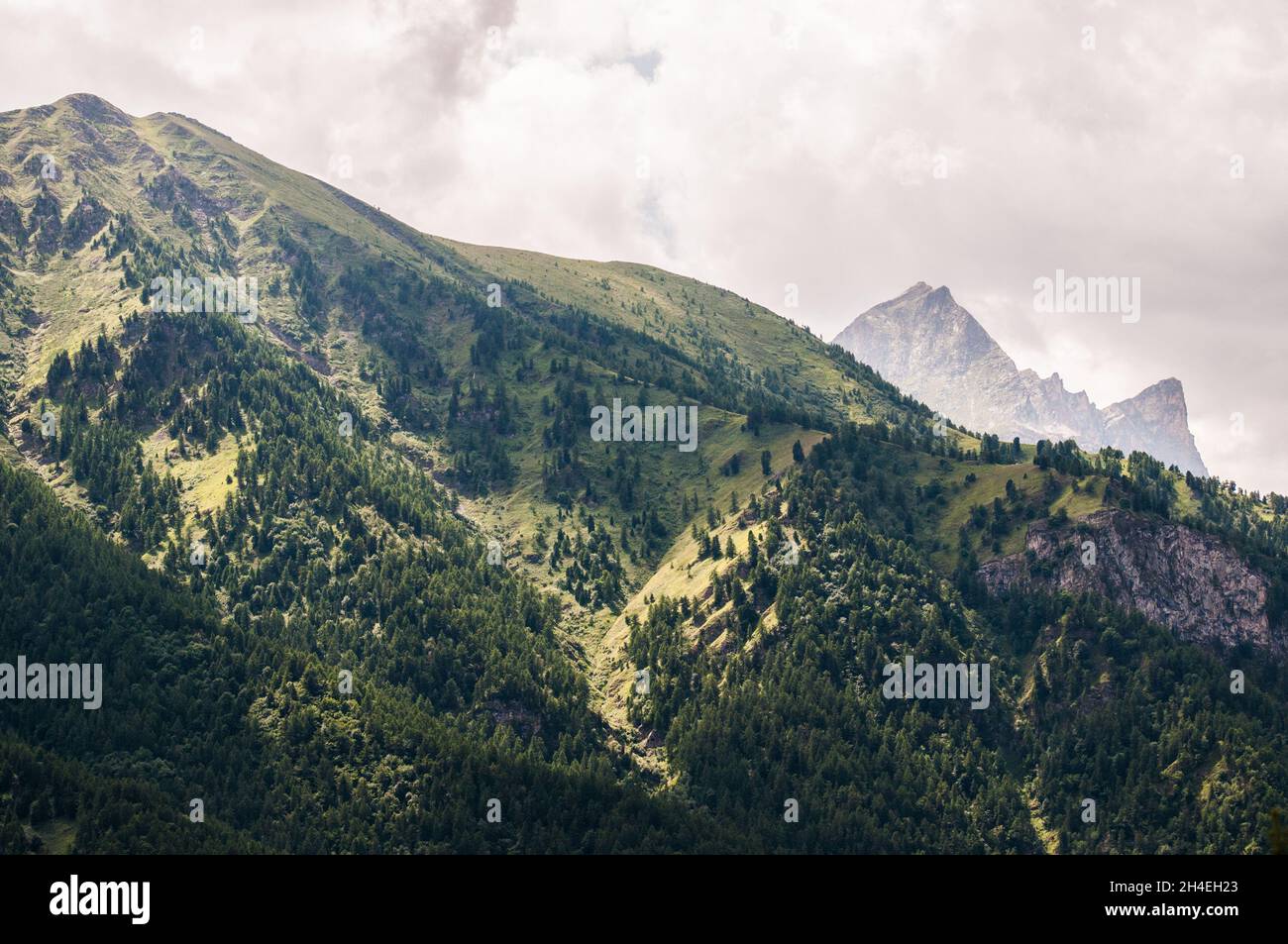 Valle varaita, Piemont, Italien Stockfoto