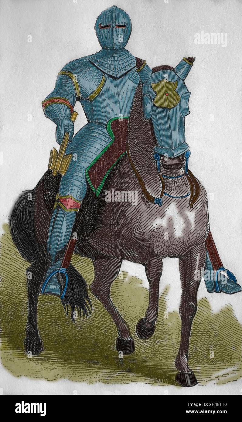 Sir Horace Vere, 1. Baron Vere of Tilbury (1565-1635). Englischer Militärführer während des Achtzigjährigen Krieges und des Dreißigjährigen Krieges. Gravur. Stockfoto