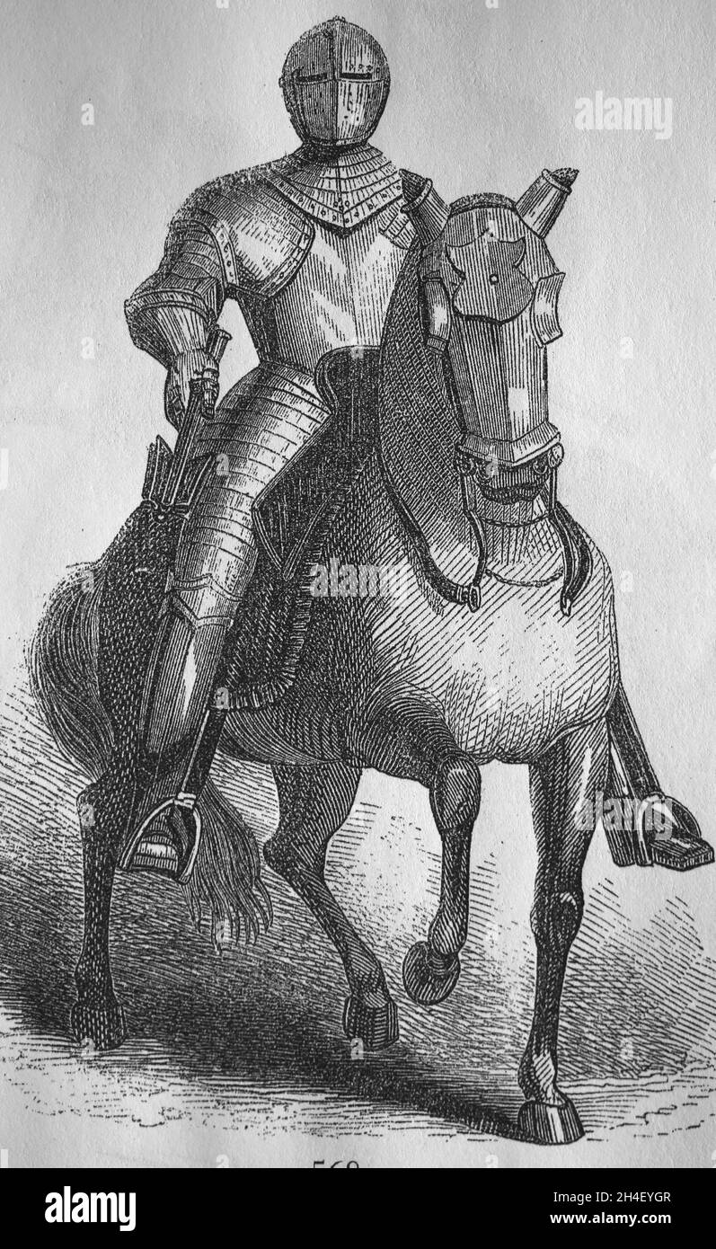 Sir Horace Vere, 1. Baron Vere of Tilbury (1565-1635). Englischer Militärführer während des Achtzigjährigen Krieges und des Dreißigjährigen Krieges. Gravur. Stockfoto