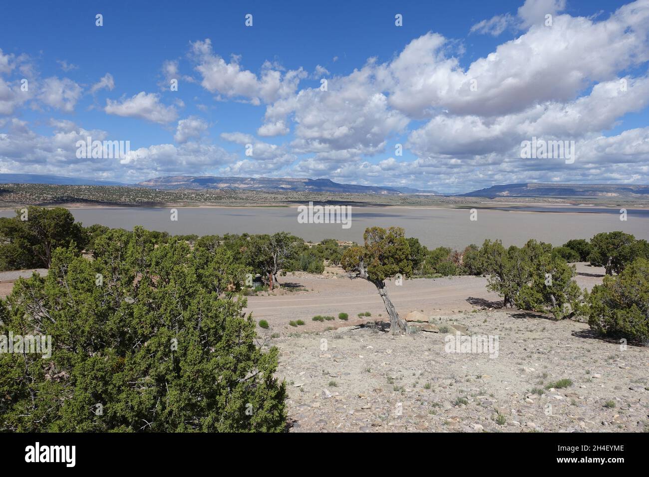 Abiquiu NM Gebiet und Tourismus Stockfoto