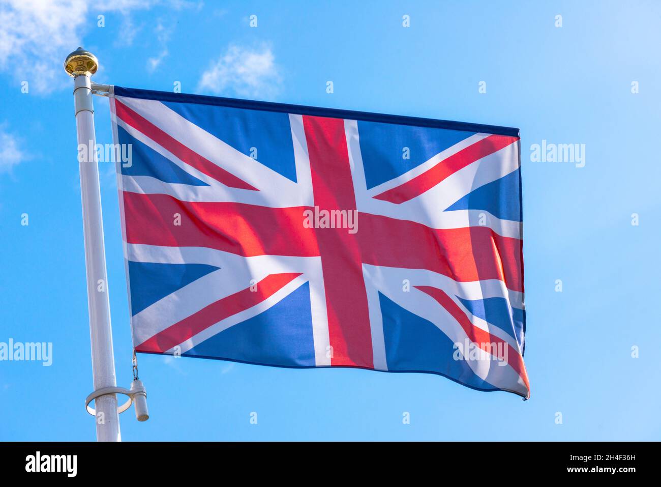 Flagge des Vereinigten Königreichs von Großbritannien und Nordirland Flagge des Vereinigten Königreichs von Großbritannien und Nordirland Stockfoto