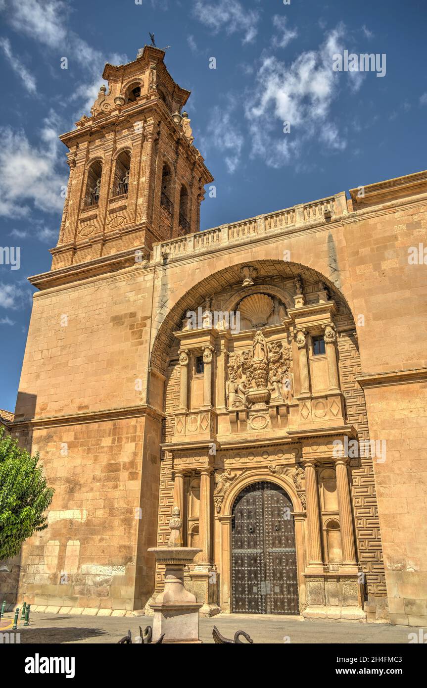 Almansa, Spanien, HDR-Bild Stockfoto