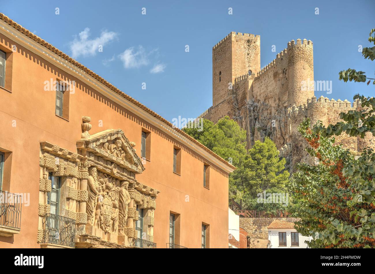 Almansa, Spanien, HDR-Bild Stockfoto