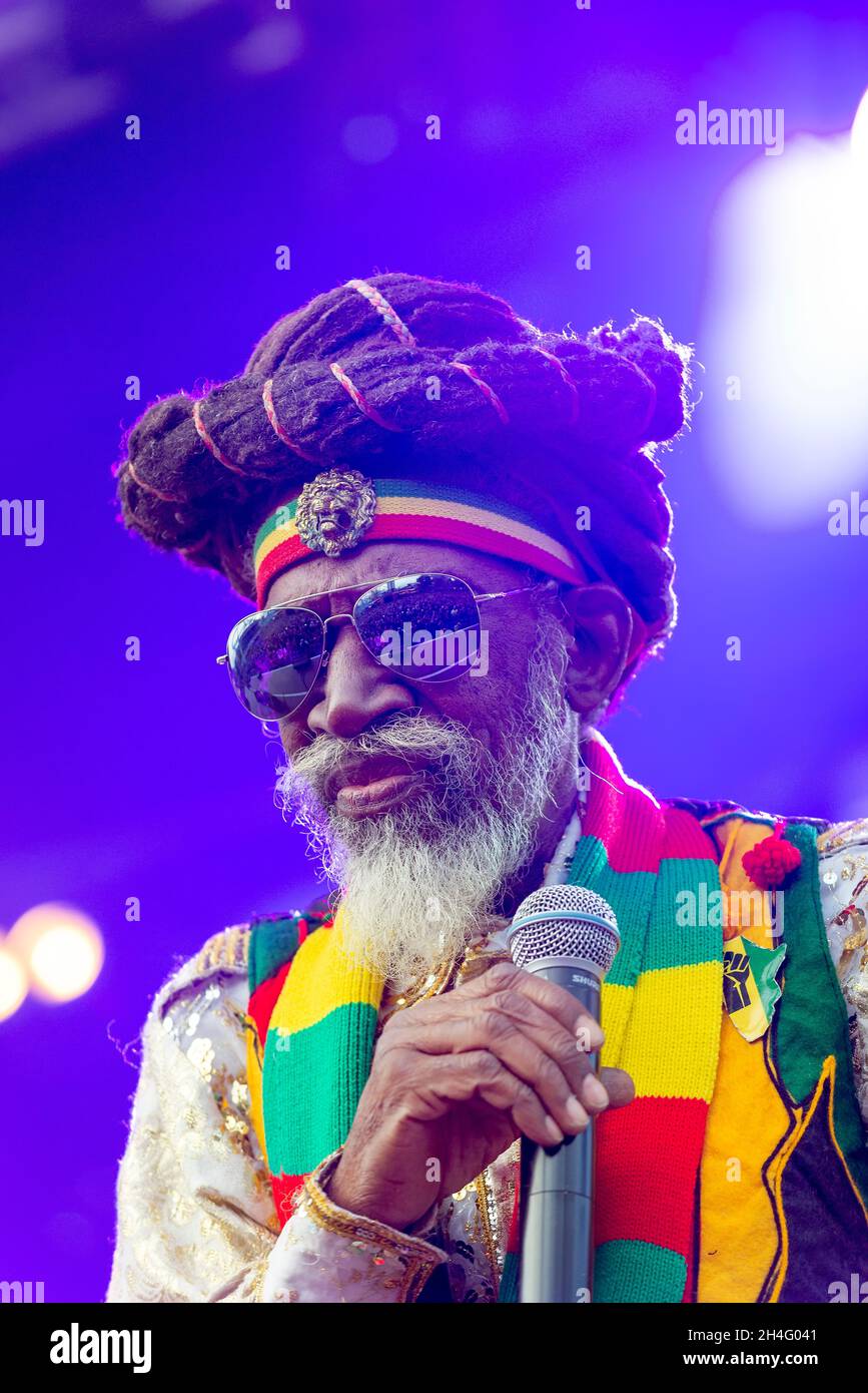 stockholm schweden - 27. - 2014. Juni - der jamaikanische Reggae-Sänger Hase wailing im Vergnügungspark Grona Lund in der Stadt stockholm - schweden Stockfoto