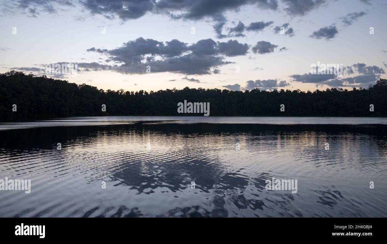 Lake Eacham, Queensland, Australien Stockfoto