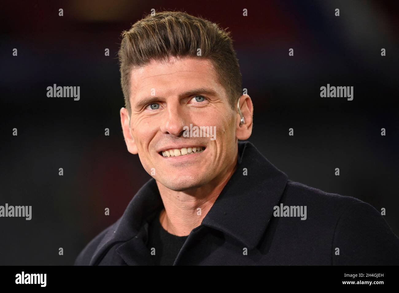 München, Deutschland. November 2021. Mario GOMEZ, Einzelbild, Einzelmotiv beschnitten, Porträt, Porträt, Portrait Fußball Champions League Gruppe E/FC Bayern München - SL Benfica Lisbon 5-2, ALLIANZARENA München am 2. November 2021 Quelle: dpa/Alamy Live News Stockfoto