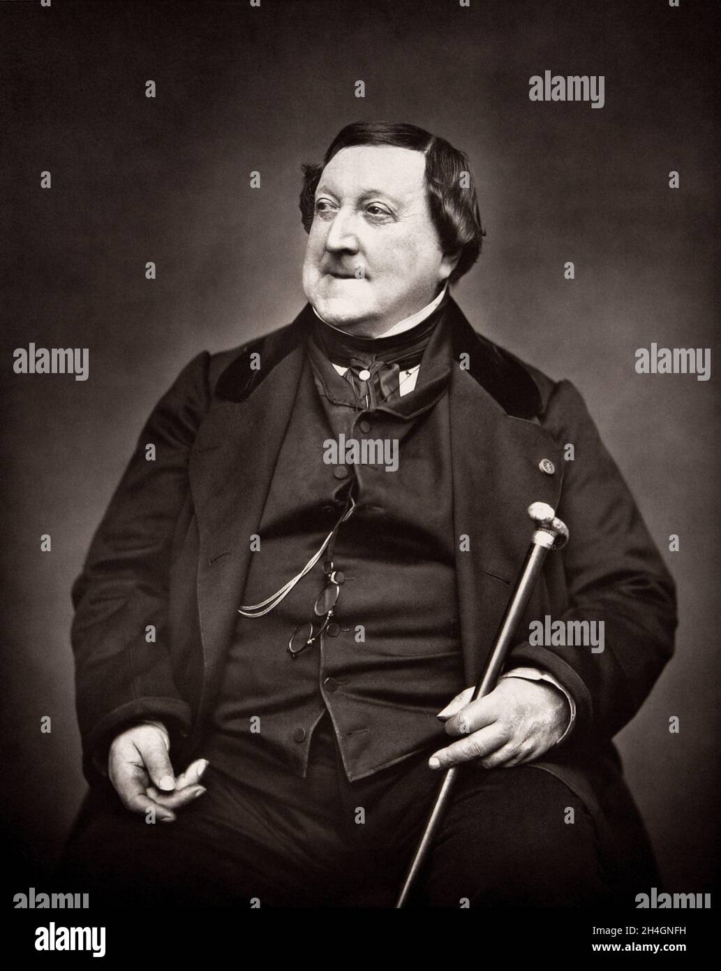 Der italienische Opernkomponist Giauchino Rossini Stockfoto