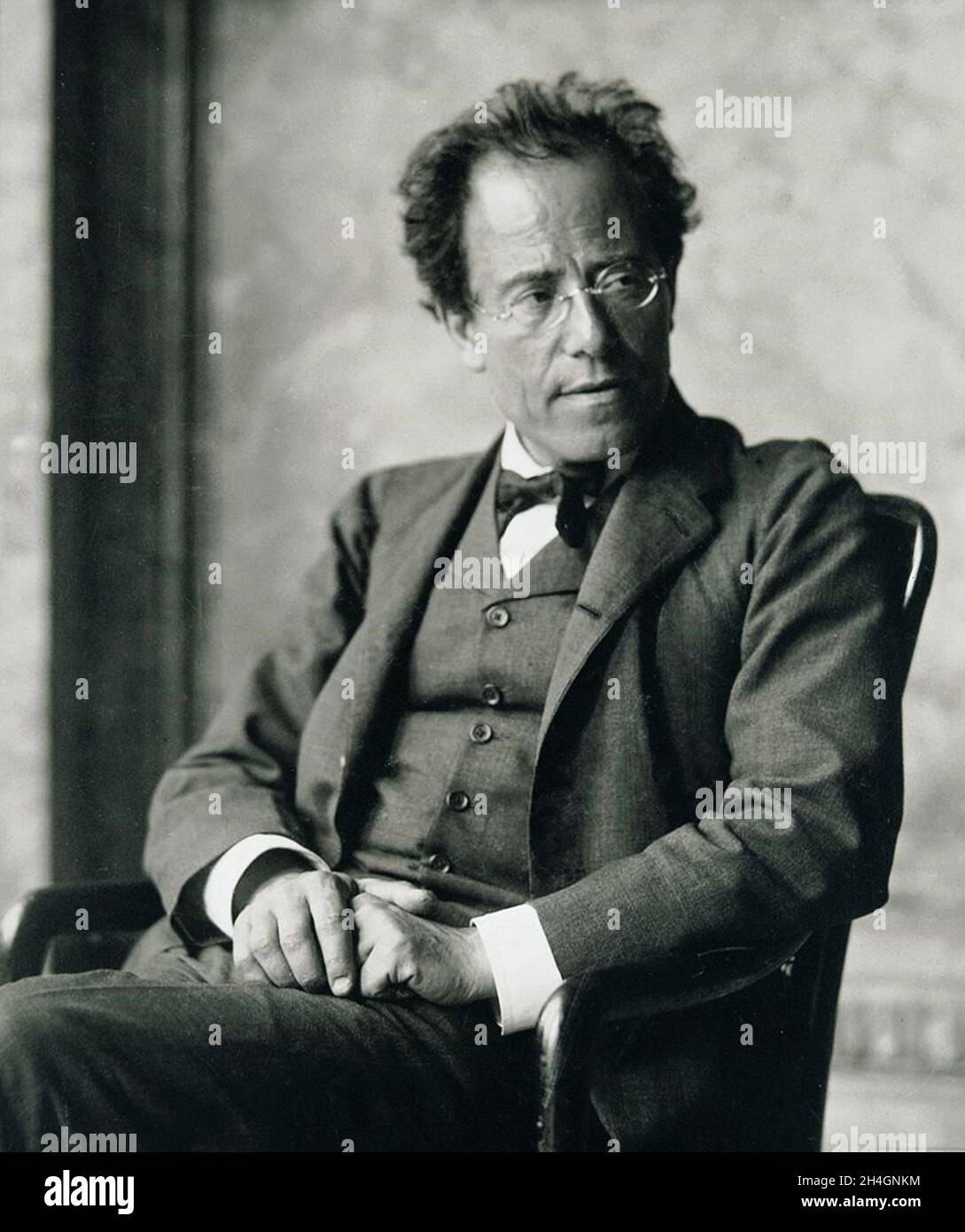 Der österreichische Komponist Gustav Mahler Stockfoto