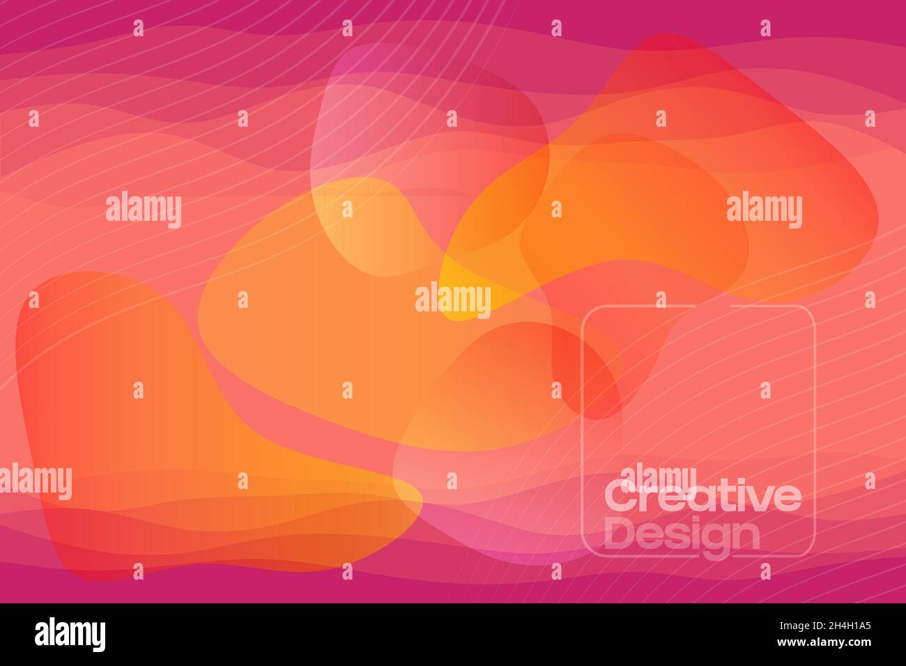 Bunte Flüssigkeit Form geometrische Vektor EPS Illustration kreatives Design. Stock Vektor