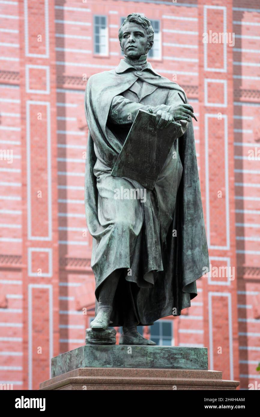 Carl Friedrich Schinkel Denkmal, Berlin-Mitte, Berlin, Deutschland Stockfoto