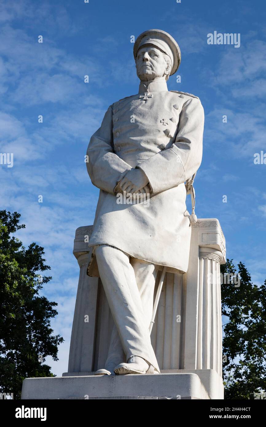 Graf von Moltke, Moltke-Denkmal, Grosser Stern, Berlin, Deutschland Stockfoto