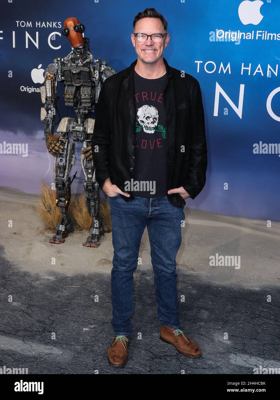 WEST HOLLYWOOD, LOS ANGELES, KALIFORNIEN, USA - 02. NOVEMBER: Der Schauspieler Matthew Lillard kommt zur Los Angeles Premiere von Apple Original Films' 'Finch', die am 2. November 2021 im Pacific Design Center in West Hollywood, Los Angeles, Kalifornien, USA, stattfand. (Foto von Xavier Collin/Image Press Agency/Sipa USA) Stockfoto