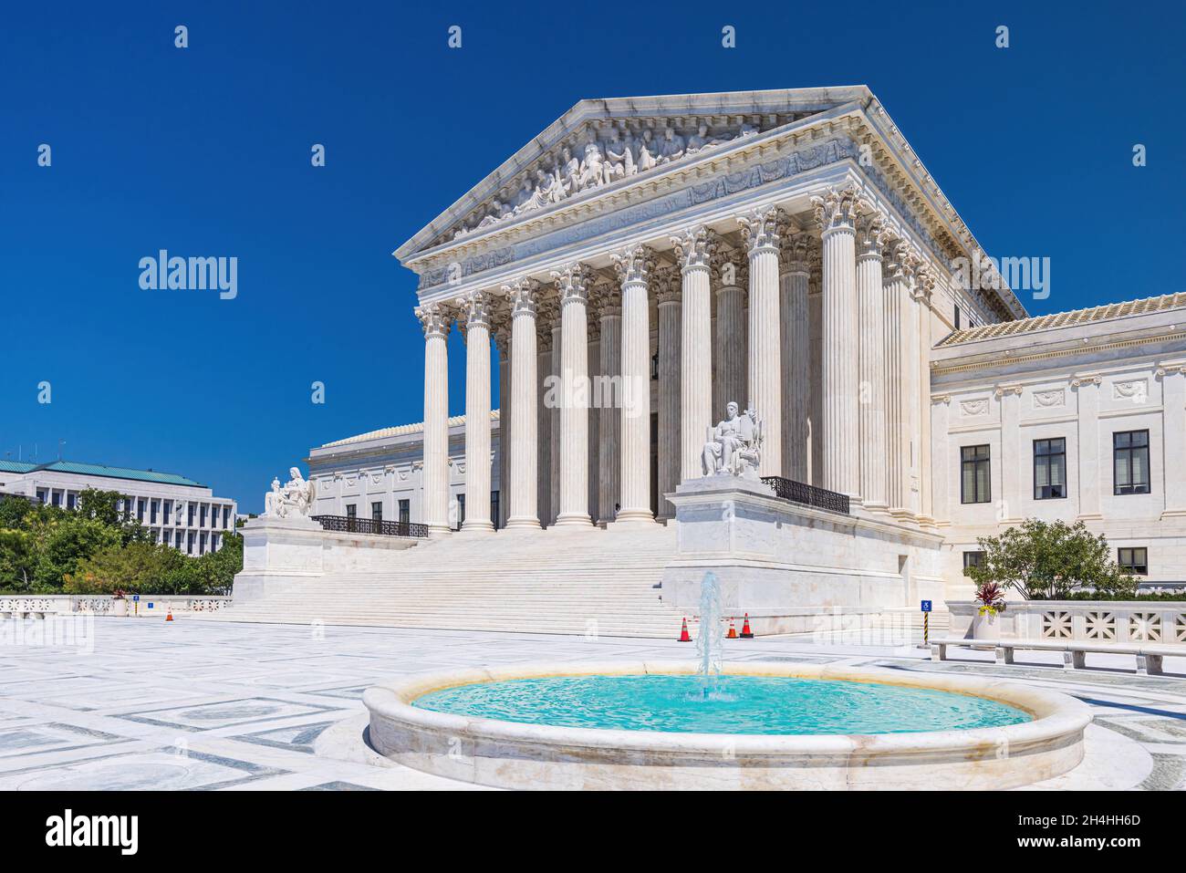 Der Oberste Gerichtshof der USA in Washington, DC Stockfoto