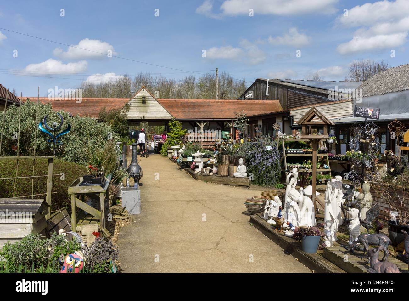Das National Herb Centre, ein Herbarium und Gartencenter, Warmington, Warwickshire, Großbritannien Stockfoto