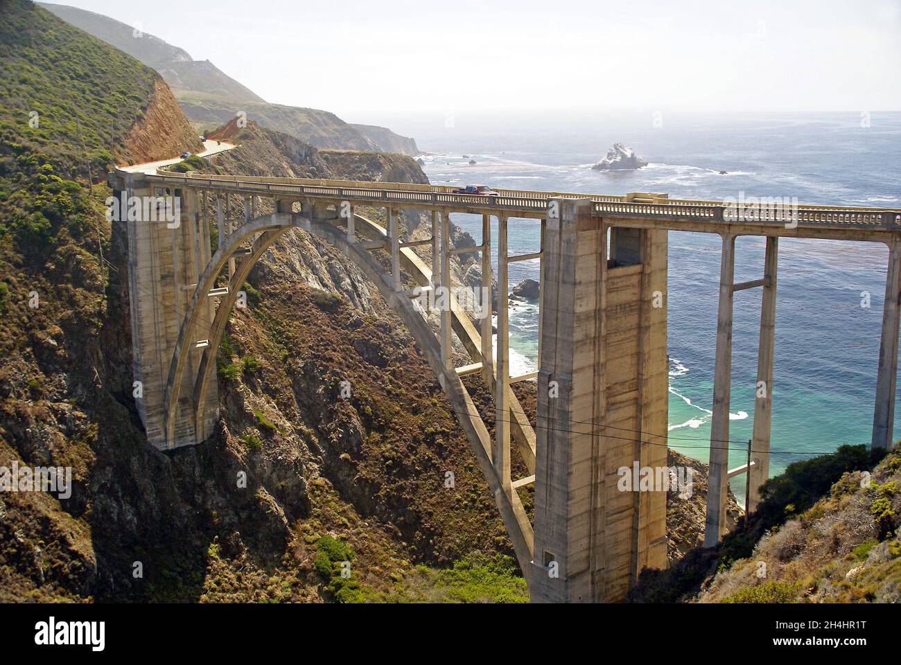 Bixby Creek Bridge im kalifornischen Big Sur. Stockfoto