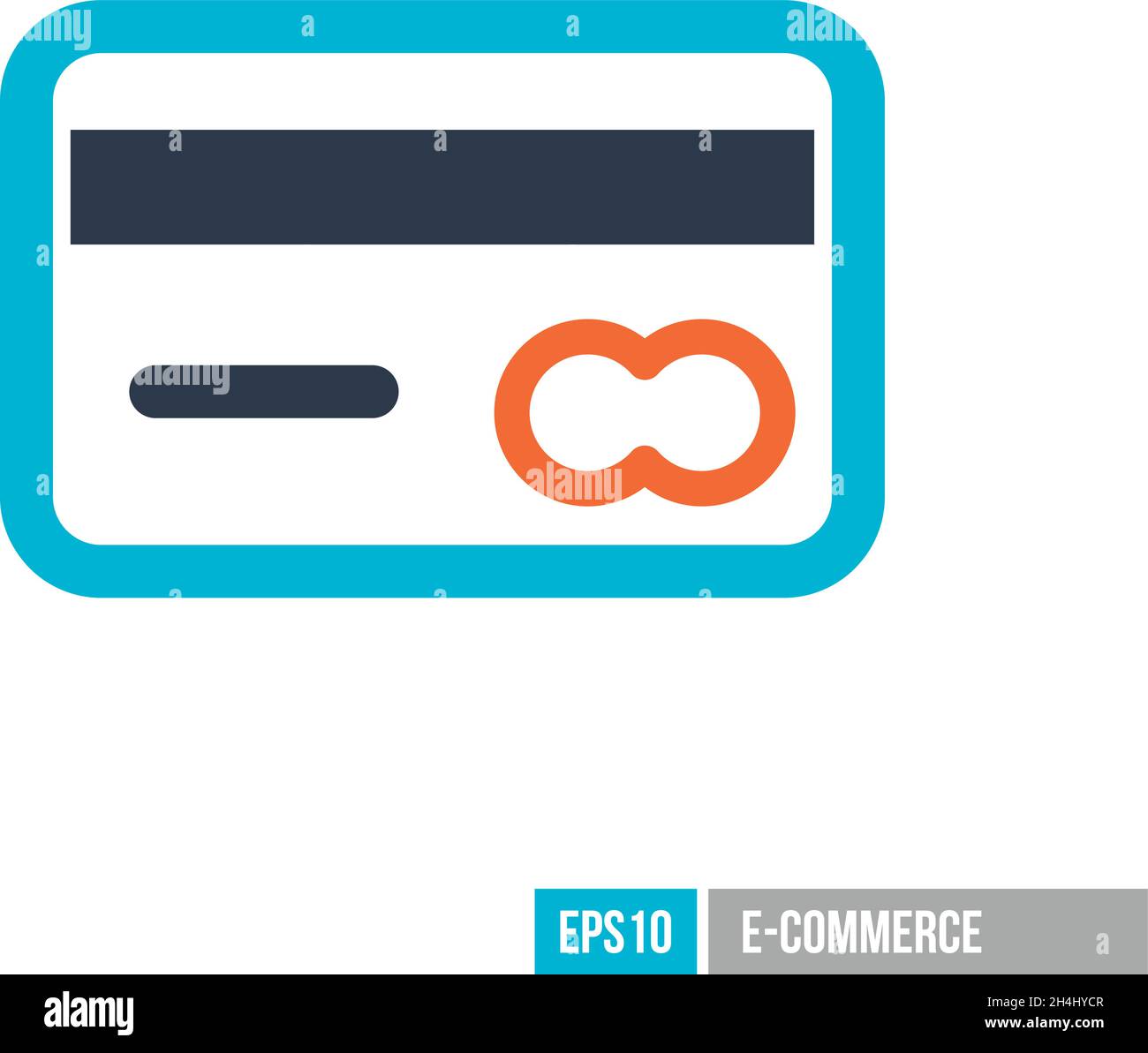 Kreditkarte Symbol. E-commerce anmelden. Grafik Symbol für Ihre Web site Design, Logo, App, UI. Vector Illustration, EPS 10. Stock Vektor