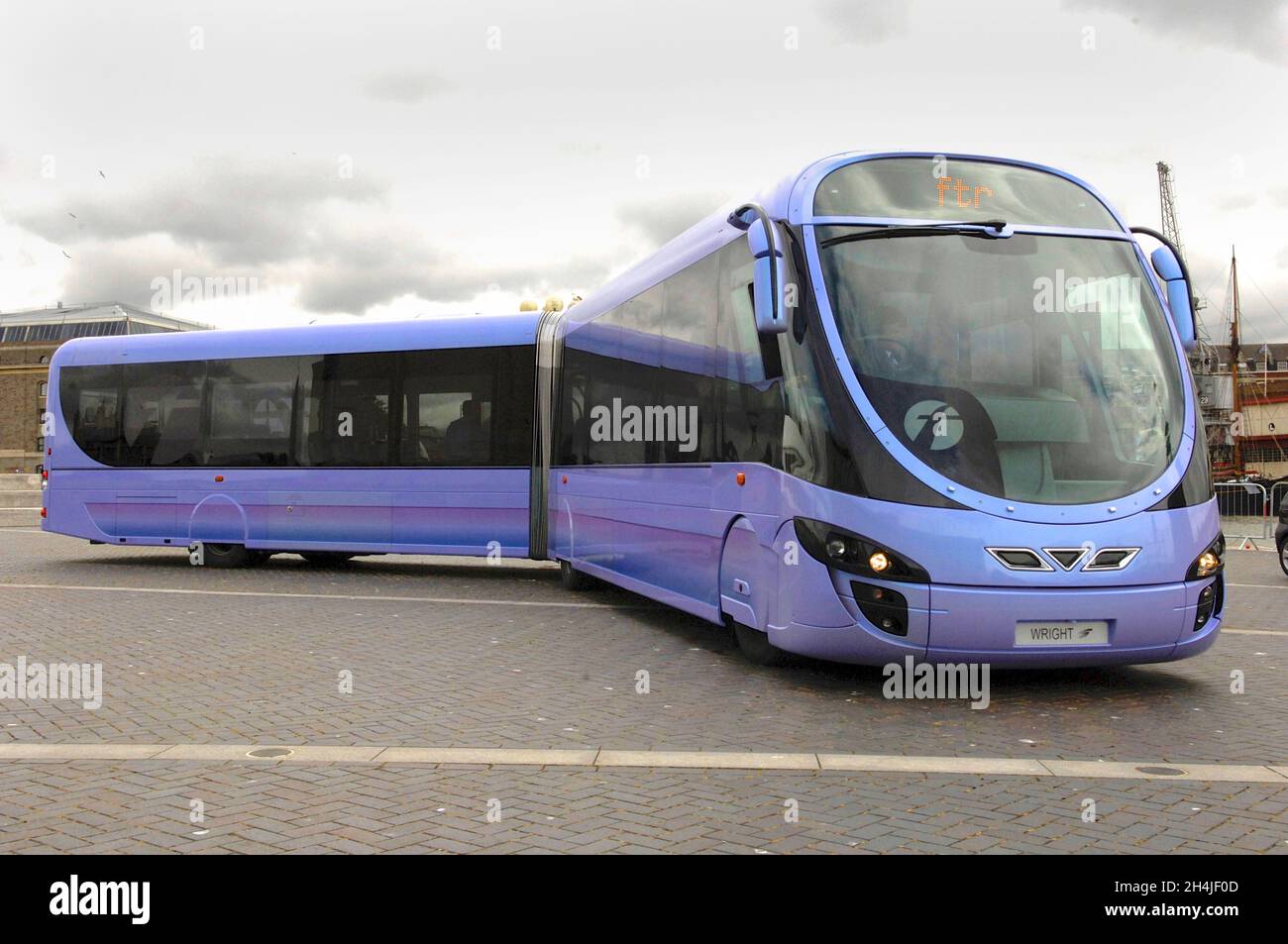 Erster Gruppenbus in Bristol Stockfoto