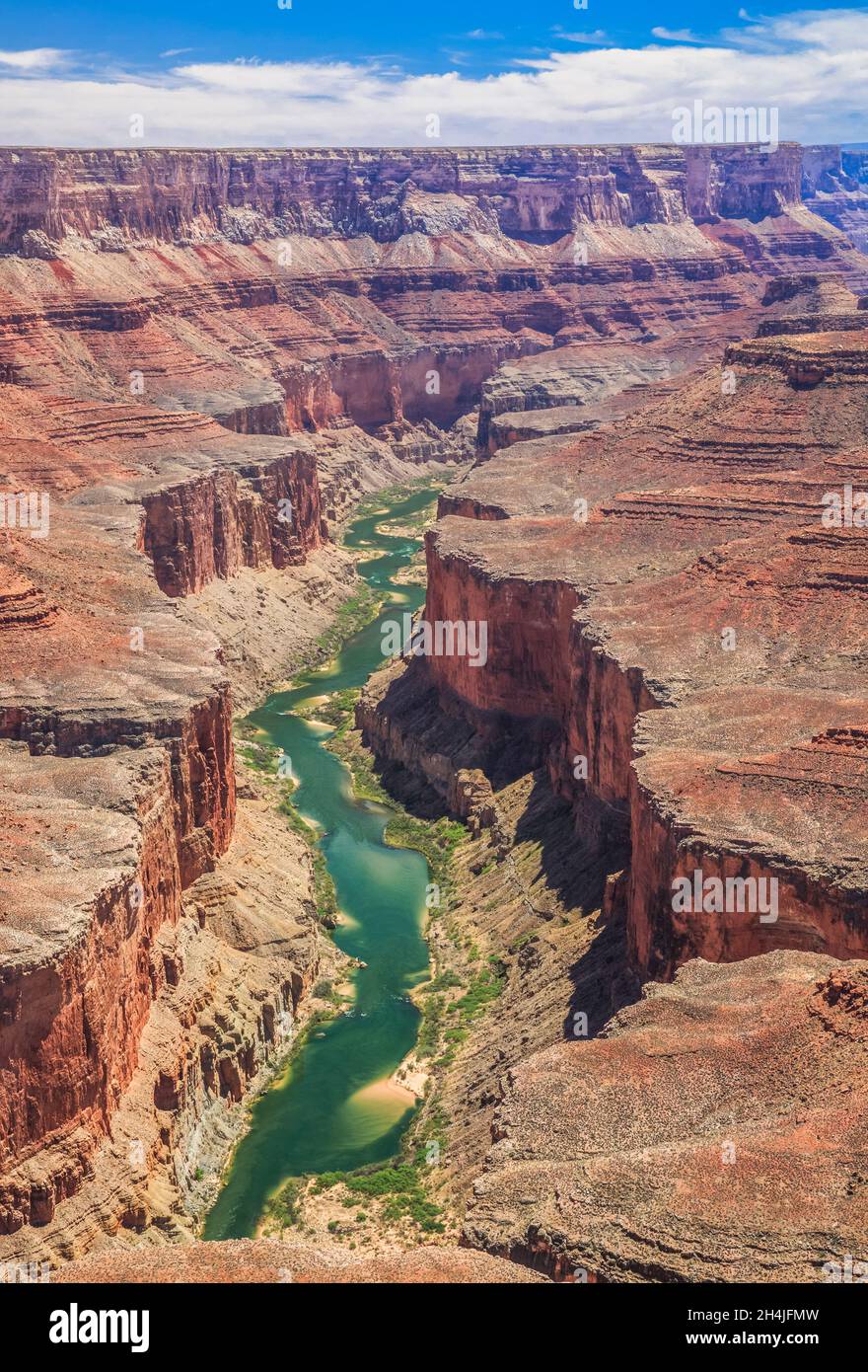 Marble Canyon des Colorado River im dreifachen nischen Bereich der Grand Canyon National Park, Arizona Stockfoto