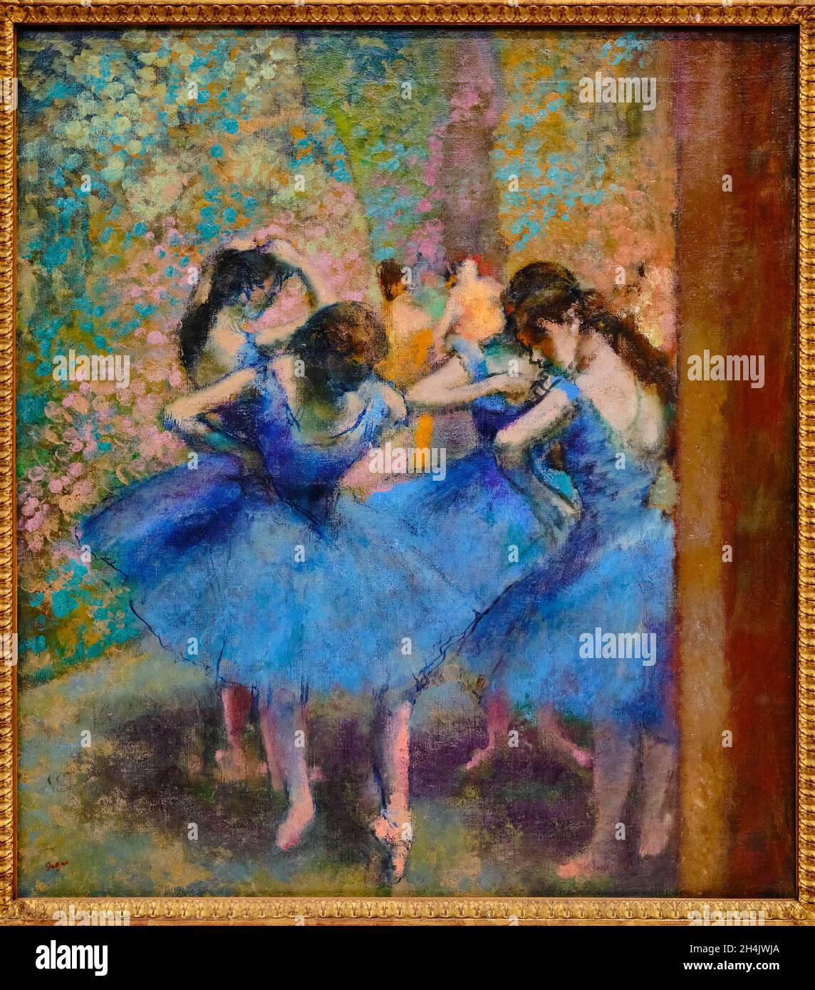 Frankreich, Paris, Orsay Museum, Danseuses Bleues, Edgar Degas Stockfoto