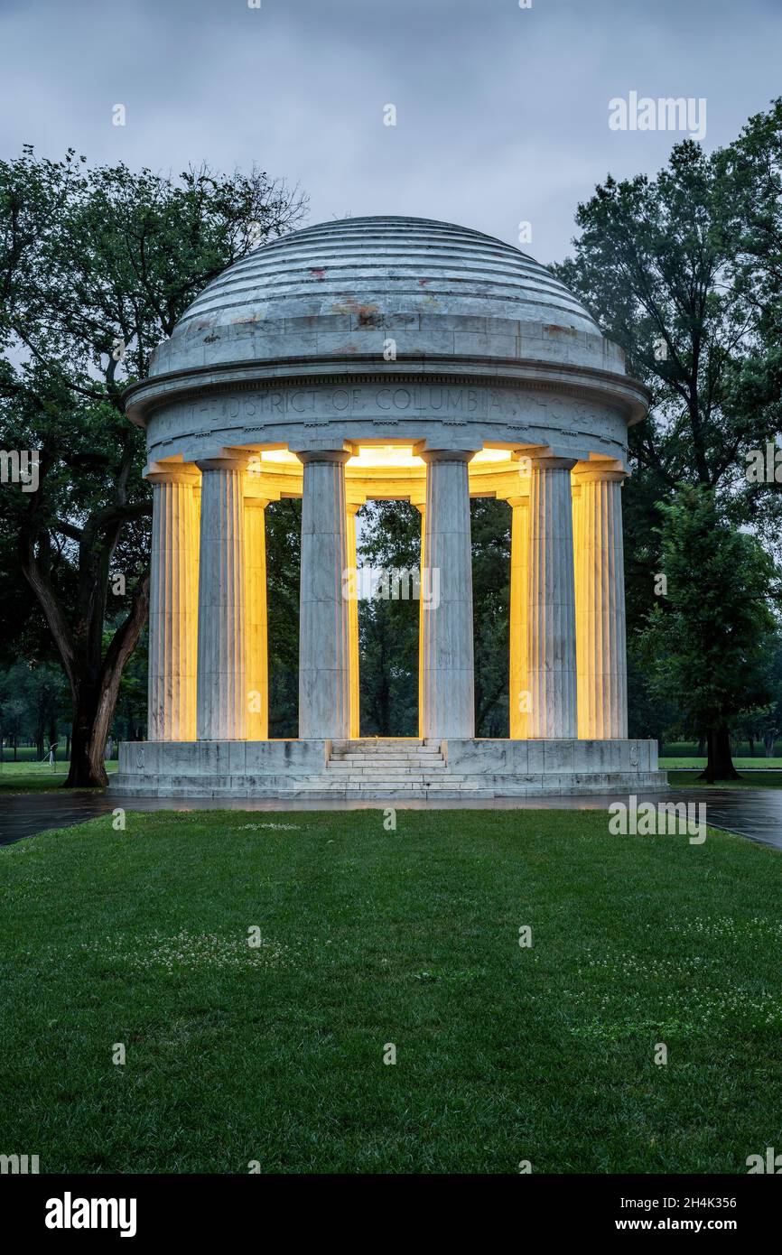 Distrikt von Columbia War Memorial, Washington, District of Columbia USA Stockfoto