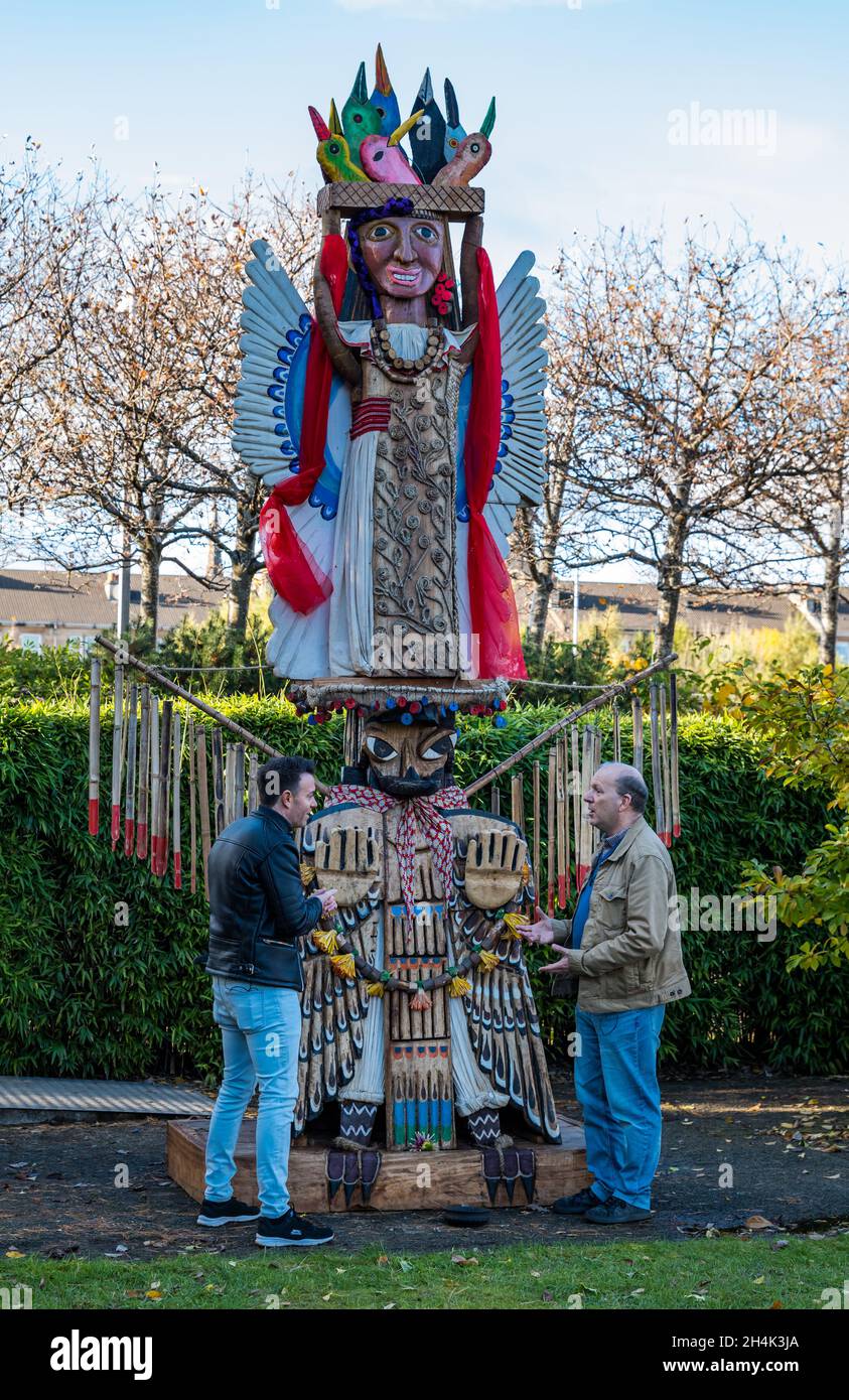 Hidden Garden, Glasgow, Schottland, Großbritannien, 03. November 2021