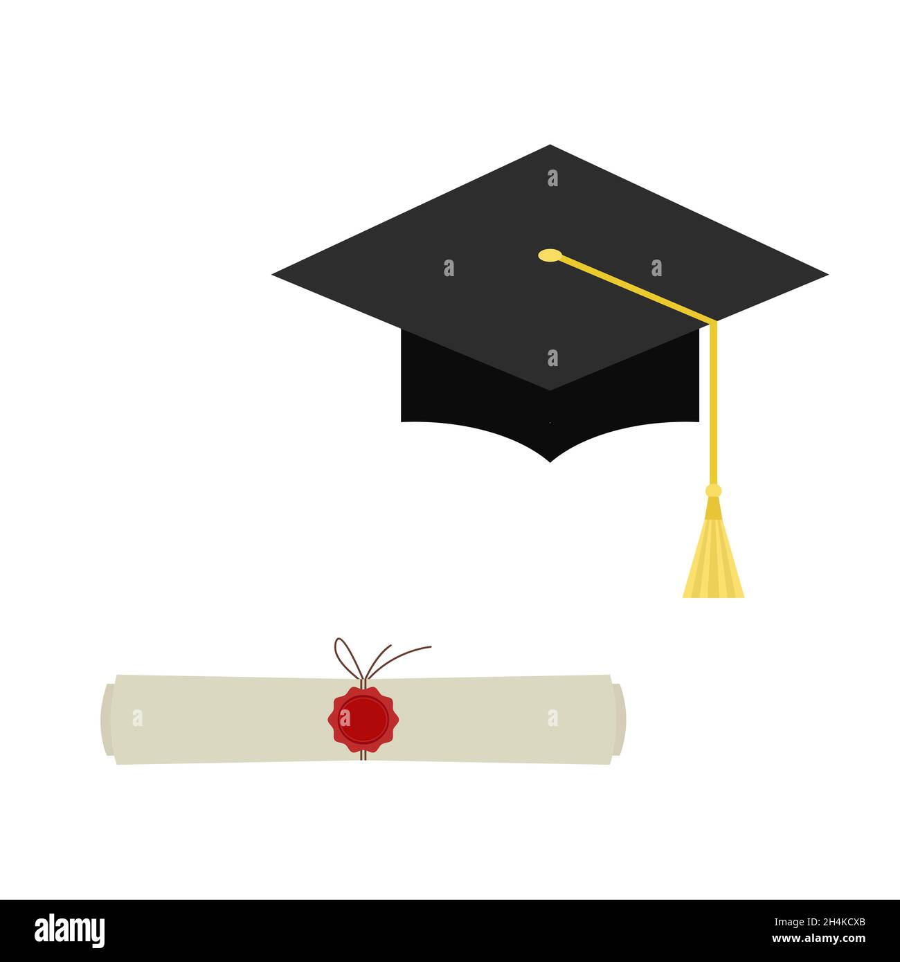 Graduation Kuchen-Deko Set Mit Abschlusskappe & Diplom – Lebensmittelecht, Schwarz – Ideal Für Abschlussfeiern