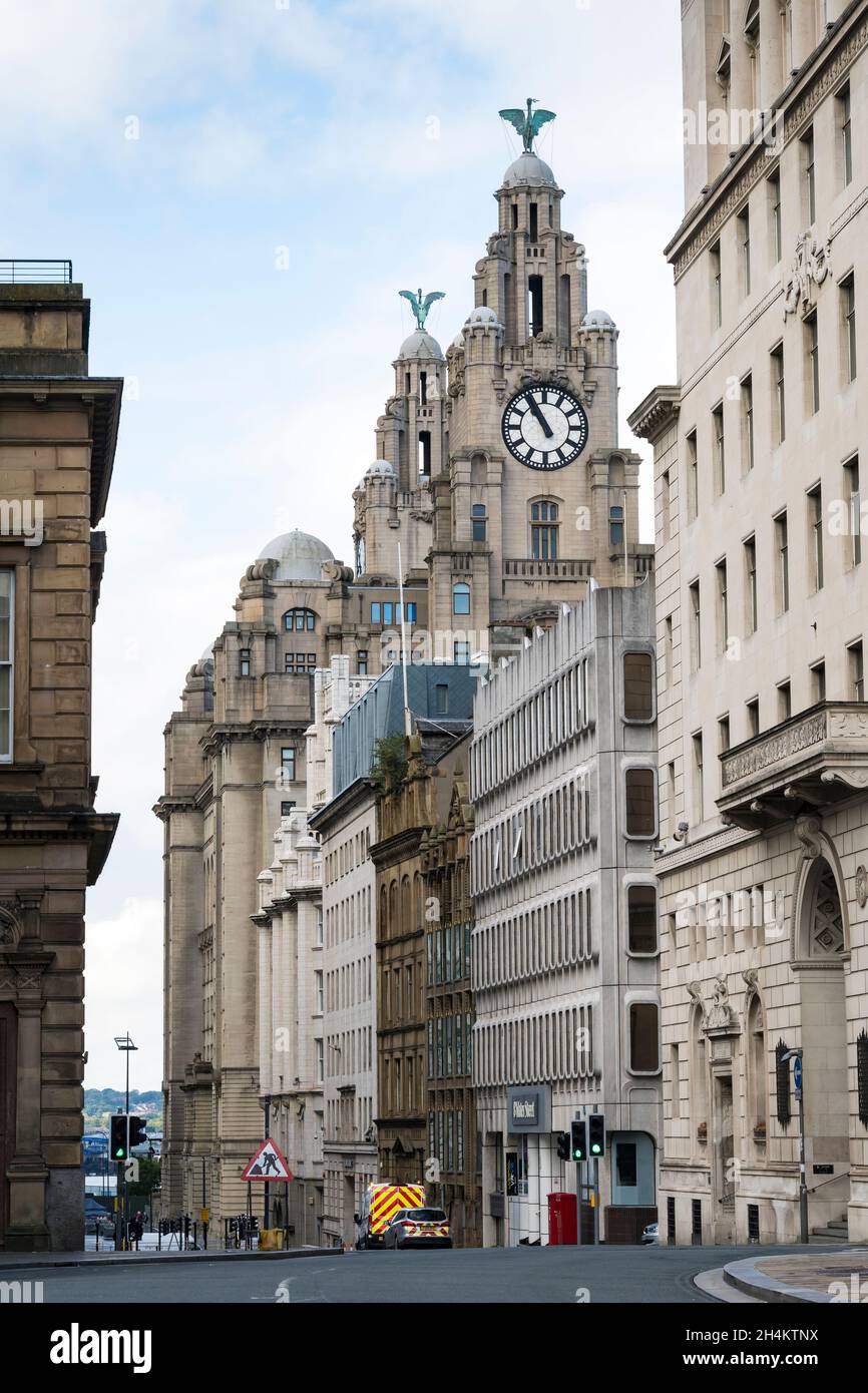 The Liver Building Water Street Liverpool 2021 Stockfoto