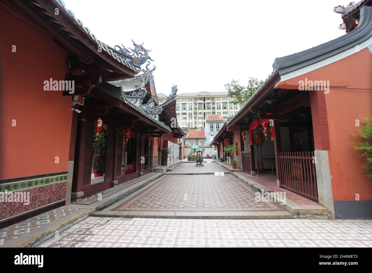 Thian Hock Keng Chinesischer Tempel in der Telok Ayer Street in Chinatown, Singapur. Stockfoto