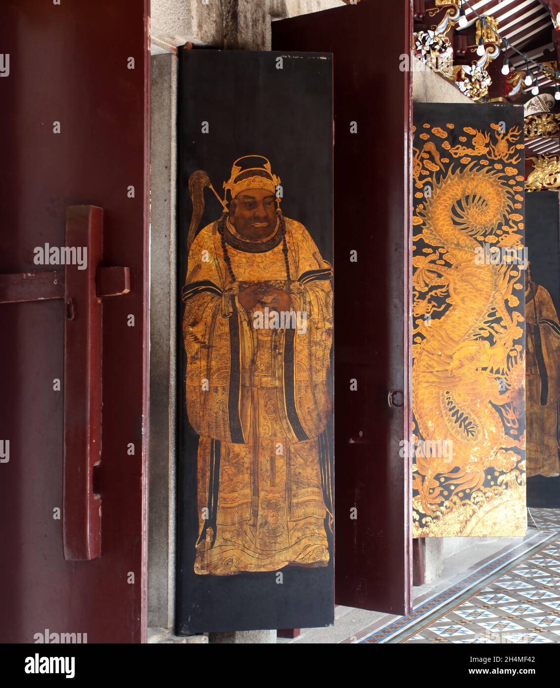 Thian Hock Keng Chinesischer Tempel in der Telok Ayer Street in Chinatown, Singapur. Stockfoto