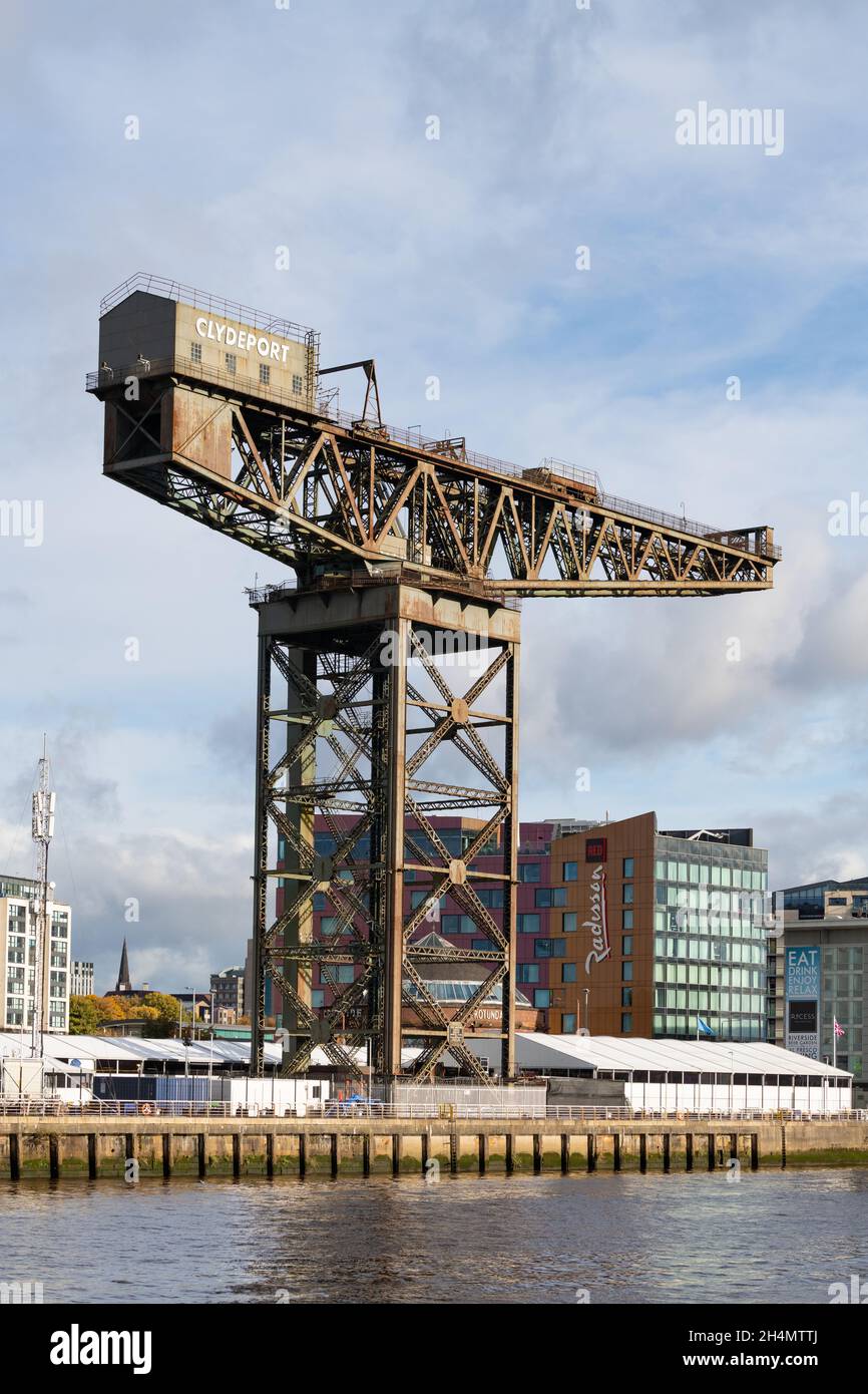 Finnieston Crane, Glasgow, Schottland Stockfoto