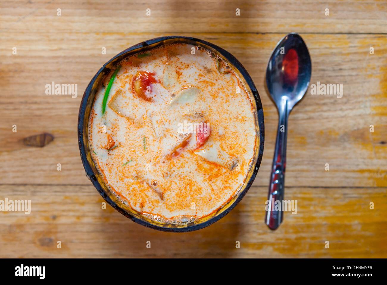 Traditionelle thailändische Küche Tom Yum Goong Stockfoto