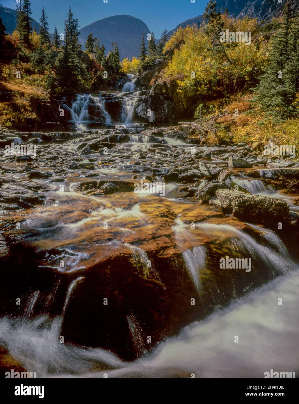 Mill Creek Falls, Lundy Canyon, Hoover Wilderness, Inyo National Forest, Eastern Sierra, Kalifornien Stockfoto