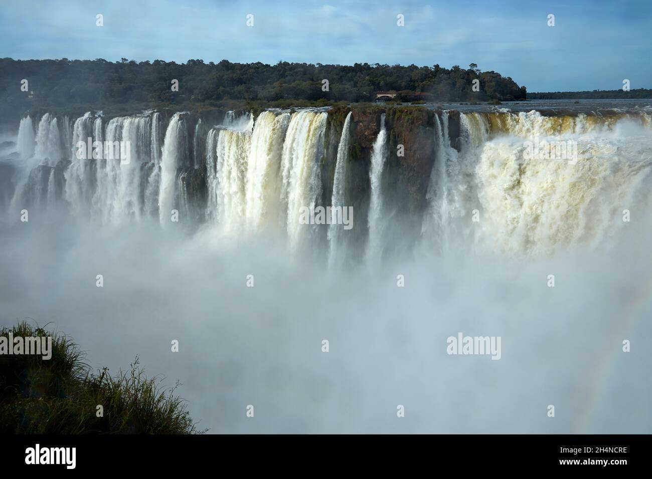 Teufelsschlund (Garganta del Diablo), Iguazu Falls, an der Grenze zwischen Argentinien und Brasilien, Südamerika Stockfoto