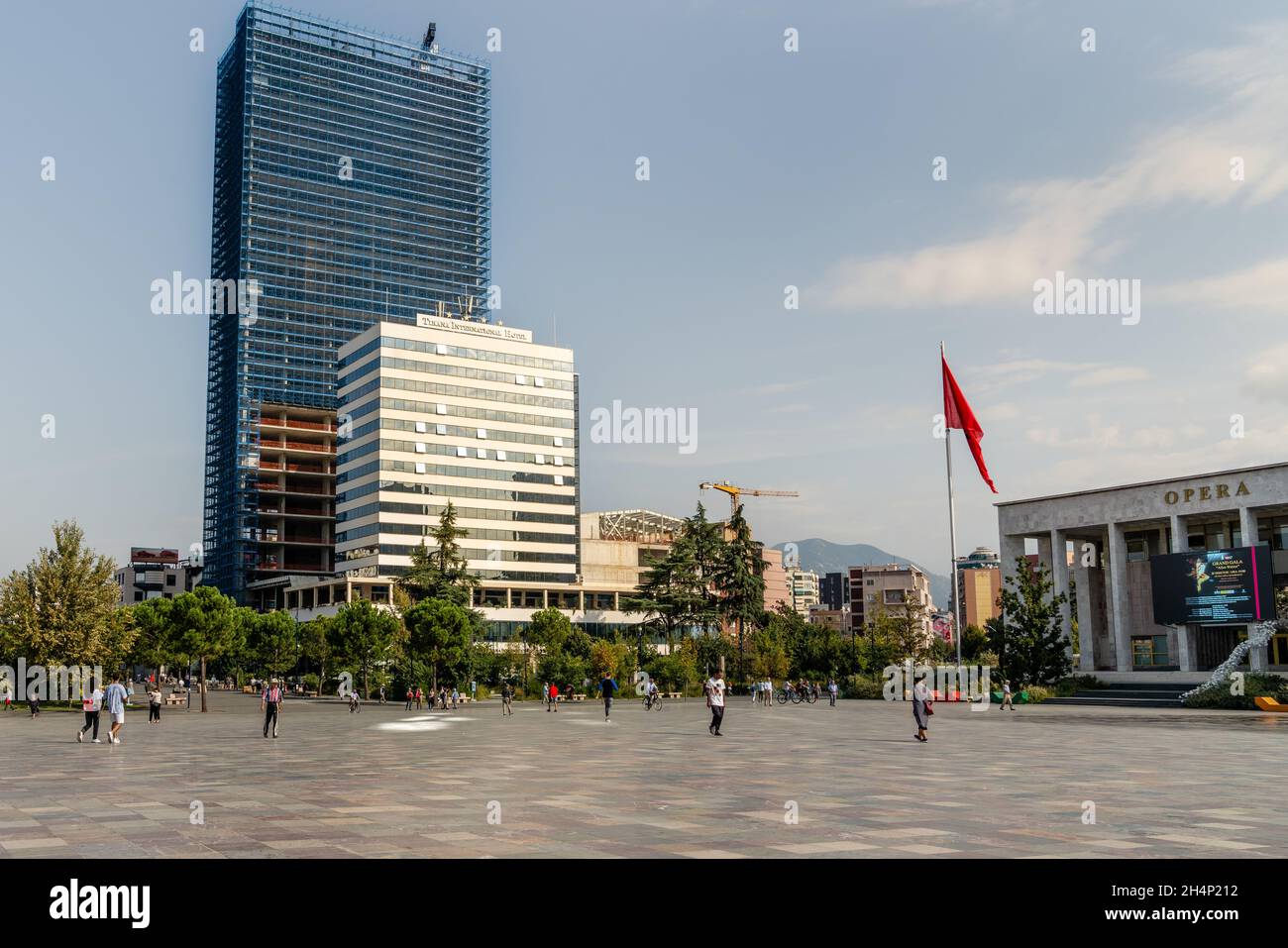 Skanderberg-Platz, Albanien Stockfoto