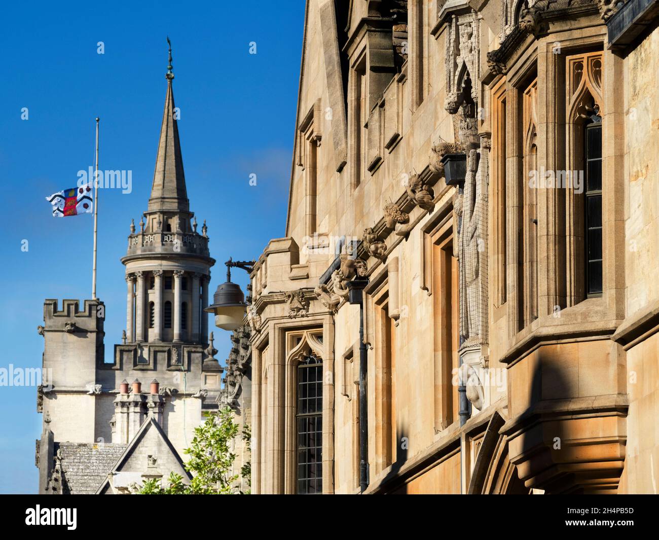 Der ungewöhnliche Name des Brasenose College der Universität Oxford, das 1509 gegründet wurde, kann vom Namen eines Messing- oder Bronzenklockers abgeleitet werden, der ursprünglich ein Ador war Stockfoto