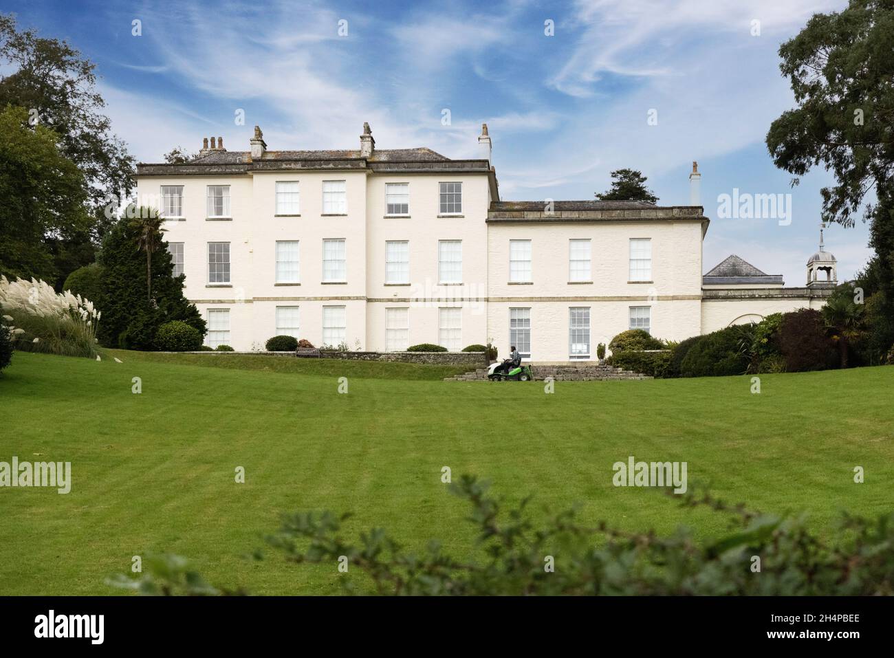 Heligan House, Heligan Estate, The Lost Gardens of Heligan, Cornwall, Großbritannien Stockfoto